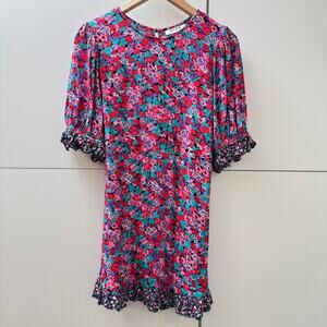 RIXO X Target Floral Ruffle Mini Dress